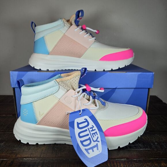 Hey Dude Sneakers Sirocco Alta Colorblock Pink Sand | Shop at